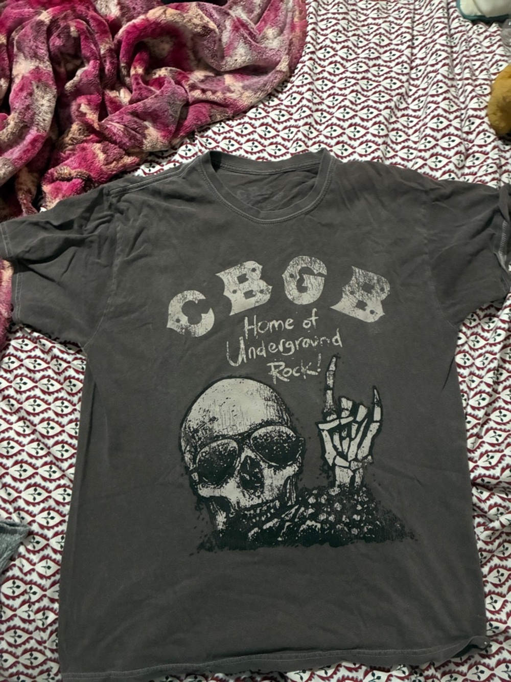 CBGB Graphic Skull T‑Shirt